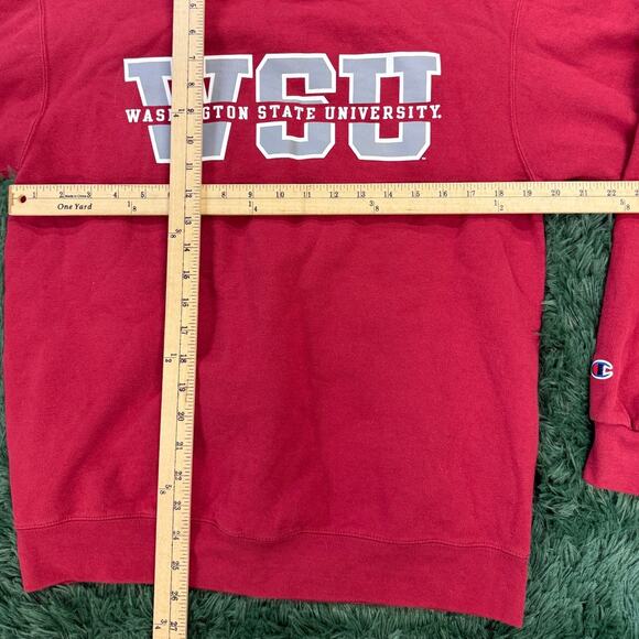 Washington State University Red Pullover Sweatshirt Sz Medium Unisex Y2K - Picture 5 of 6